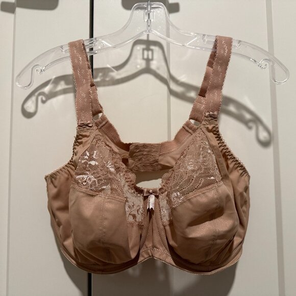 Elomi Other - Elomi Nude/Tan Full Coverage Lace Trim Bra